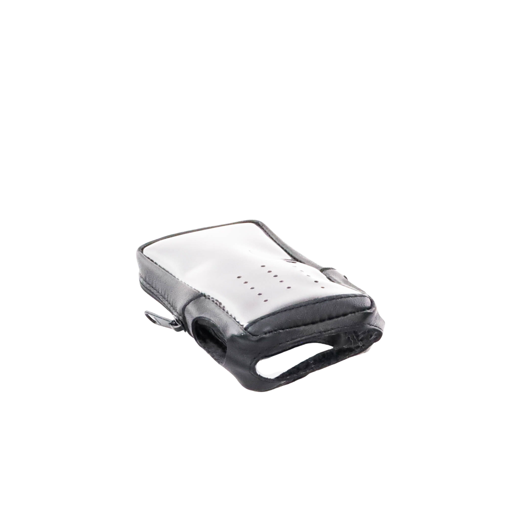 Funda de Piel Reforzada, Versión 2 de Fácil Acceso y Cubierta Frontal de Plástico Transparente para los Radios TK-2000KV2, TK-3000KV2