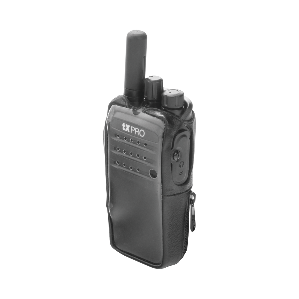 Funda Reforzada de Piel para Radios TX-R50A.