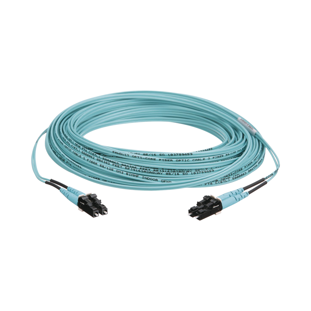 JUMPER MM OM3 DUPLEX 1.6MM PC OFNR LC DUP/LC DUP STD P