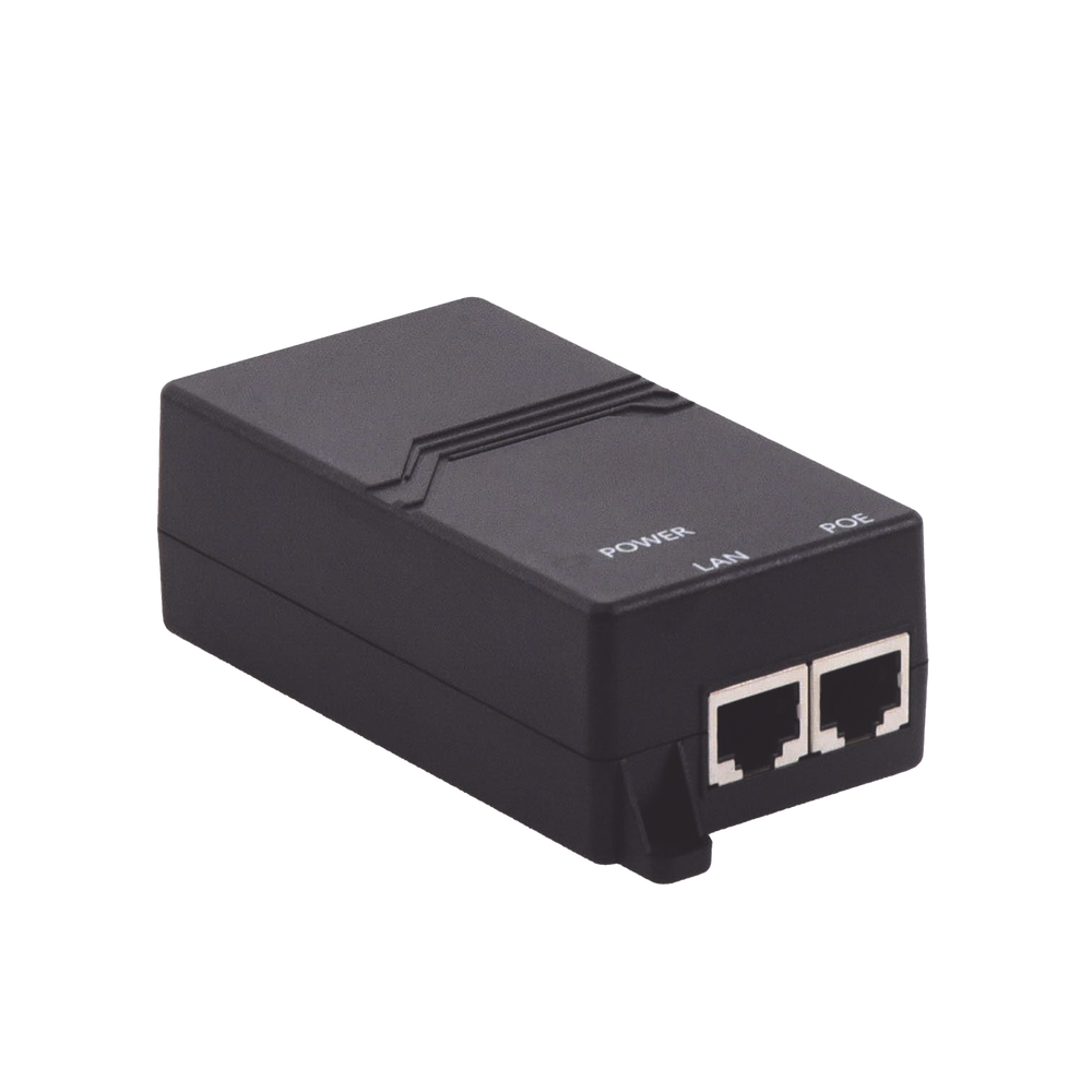 Inyector PoE Pasivo Gigabit 48 Vcd para APs Grandstream GWN7605, GWN7605LR, GWN7615, GWN7630, GWN7630LR, GWN7660, GWN7660LR y GWN7664.