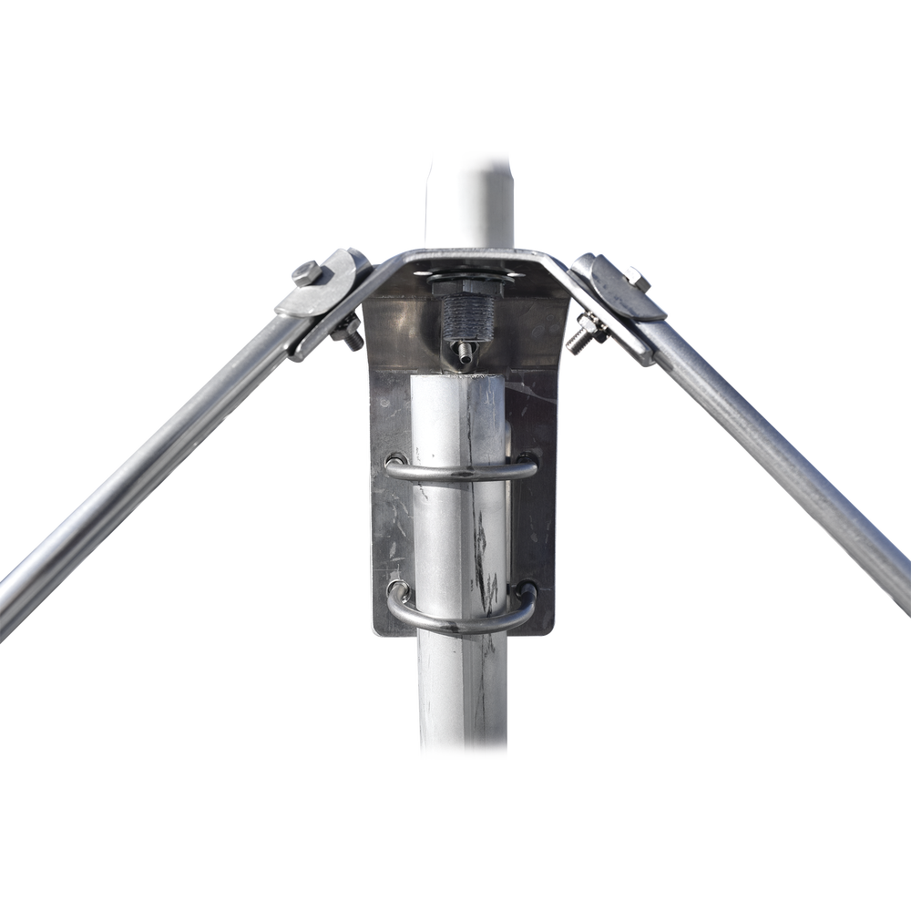 VHF Base Antenna, Aluminum/Fiberglass, Frequency Range 148-174 MHz, 3dB Gain