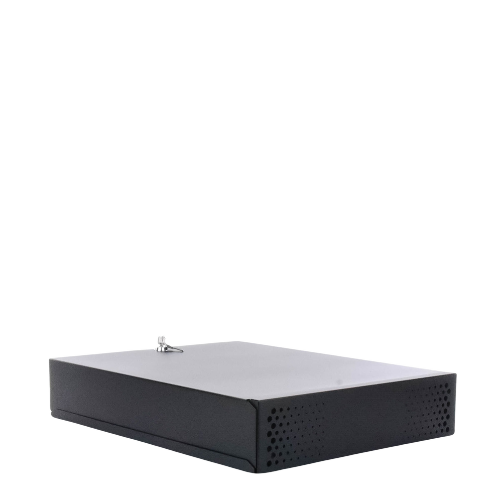 Gabinete Metálico para DVR/NVR. Tamaño Max. de DVR/NVR: 473 x 120 x 606mm (An.xAl.xProf.). Compatible con Fuente SLIM.