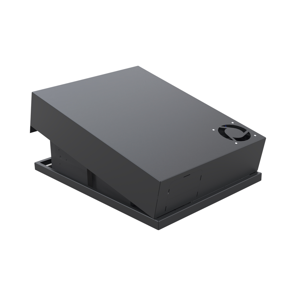 Gabinete Metálico de Seguridad para DVR/NVR. Tamaño Max. de DVR/NVR: 440 x 177 x 462 mm (An. x Al. x Prof.)