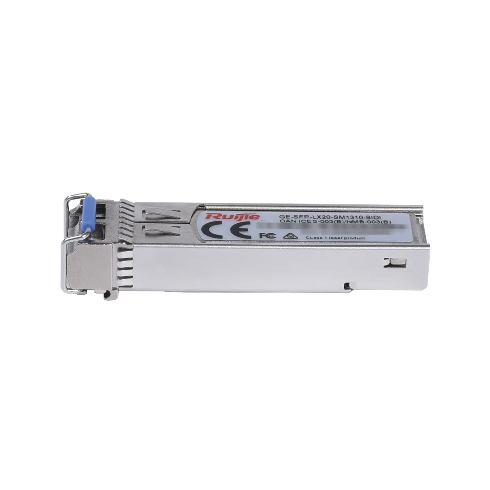 Módulo transceptor GE-SFP-LX20-SM1310-BIDI 1000BASE-LX SFP 1310nm-TX/1550nm-RX 20-km DDM Simplex LC SMF