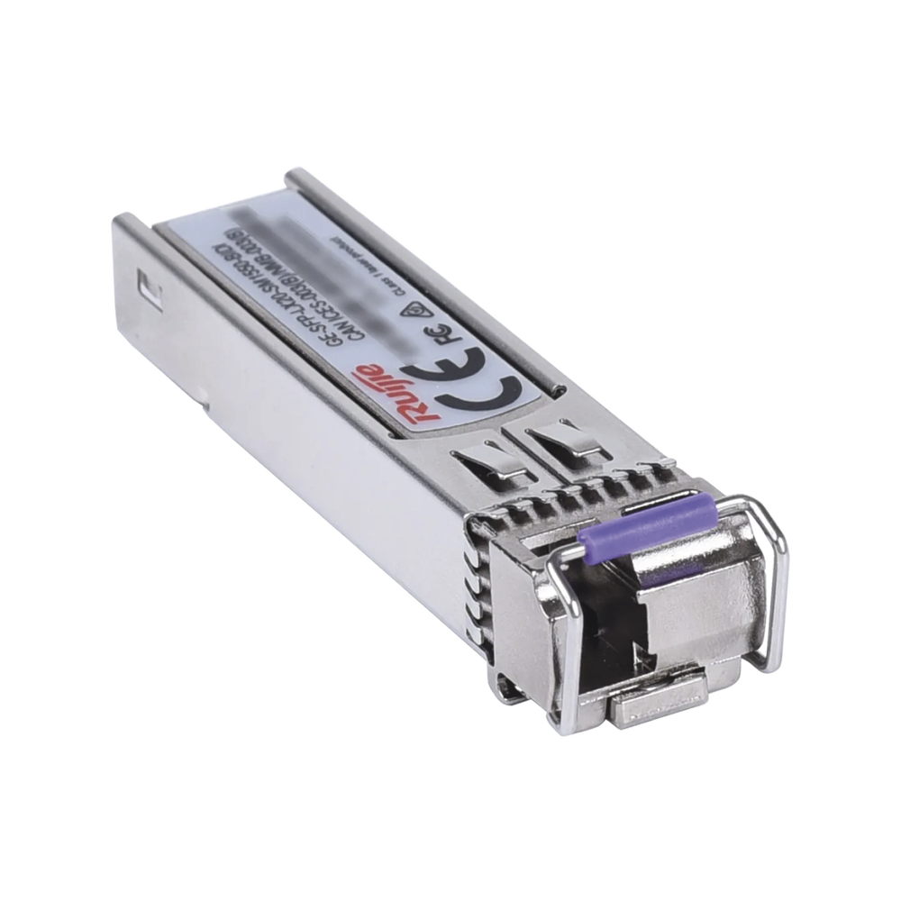 Módulo transceptor GE-SFP-LX20-SM1550-BIDI 1000BASE-LX SFP 1550nm-TX/1310nm-RX 20-km DDM Simplex LC SMF
