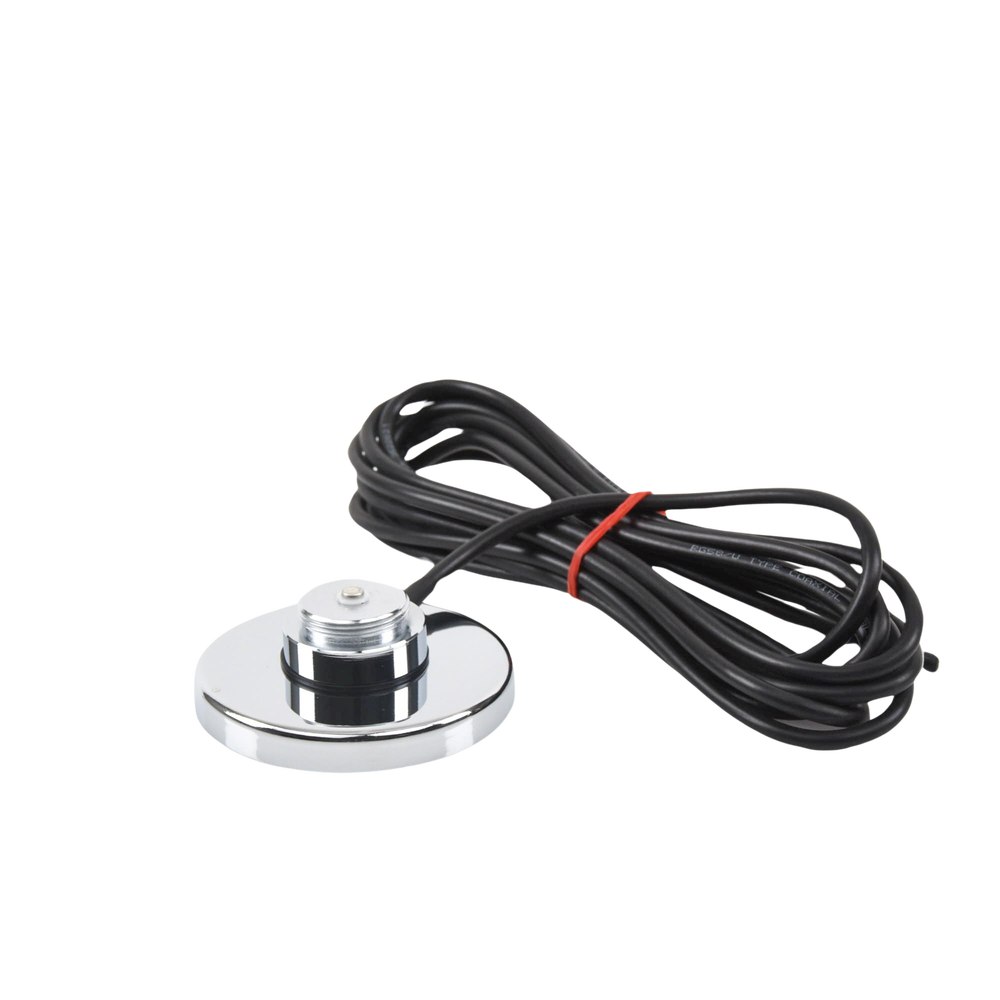 Magnetic mount for 3/4" (NMO) antenna, 3.5m RG58U cable and mini UHF male connector