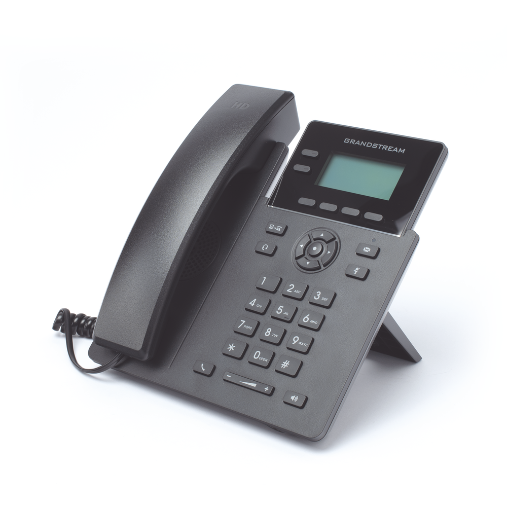 Carrier-grade IP phone, 2 SIP lines with 4 accounts, Gigabit PoE ports, Opus codec, IPv4/IPv6 with GDMS cloud management