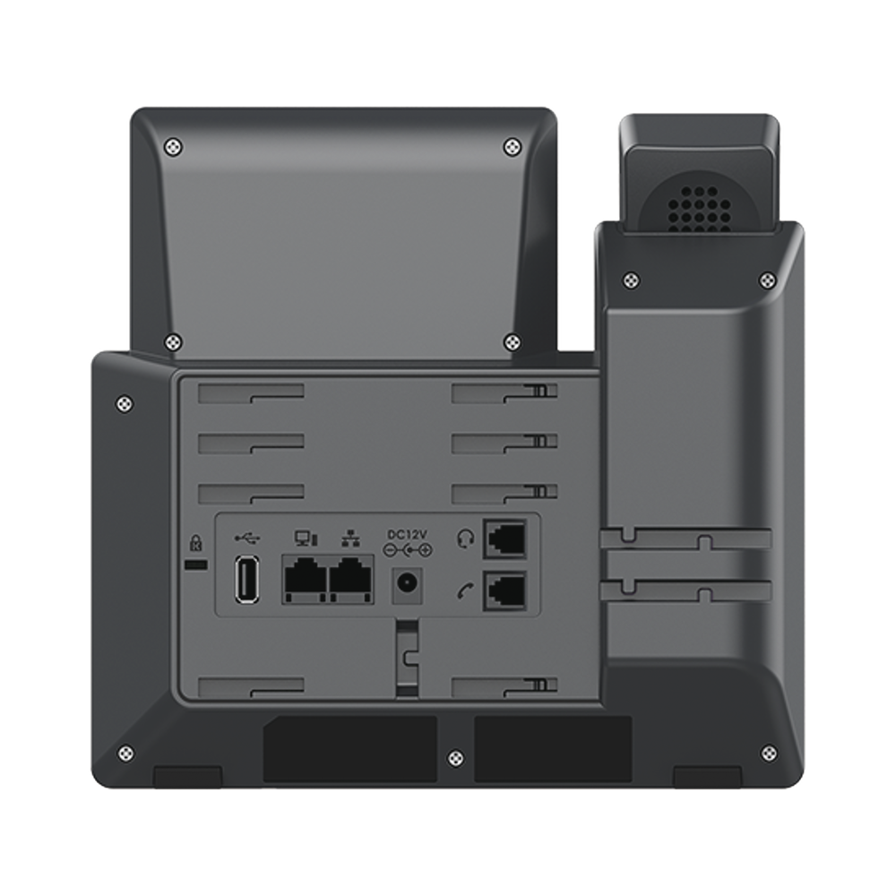 Wi-Fi IP Phone, Carrier Grade, 8 SIP lines with 4 accounts, 2.8" color display, Gigabit ports, Bluetooth, PoE, Opus codec, IPV4/IPV6 with GDMS cloud management