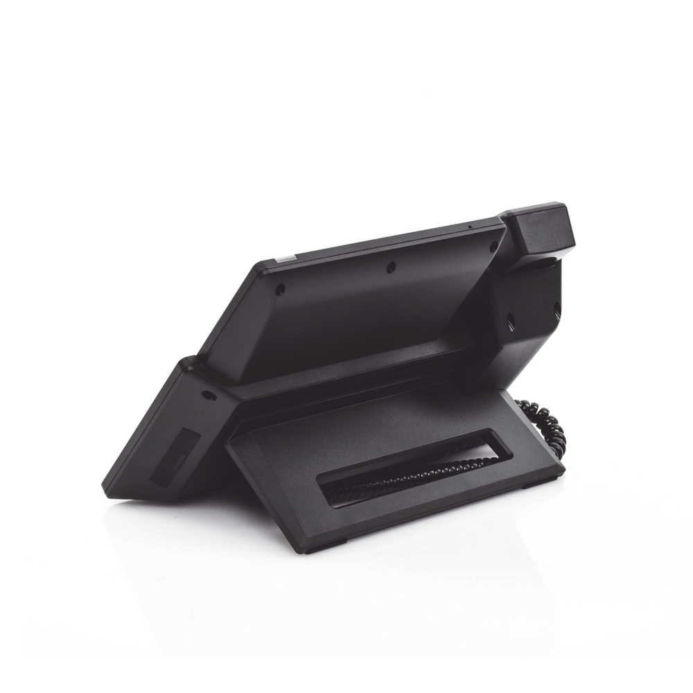 Wi-Fi IP Phone, Carrier Grade, 12 SIP lines with 6 accounts, 7" touchscreen, Gigabit ports, Bluetooth, PoE, Opus codec, IPV4/IPV6 with GDMS cloud management