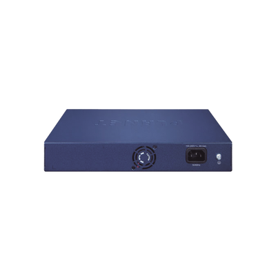 Switch PoE Administrable Capa 2, 8 puertos PoE 802.3af/at/bt, 2 Puertos SFP 100/1000X, Hasta 180 Watts