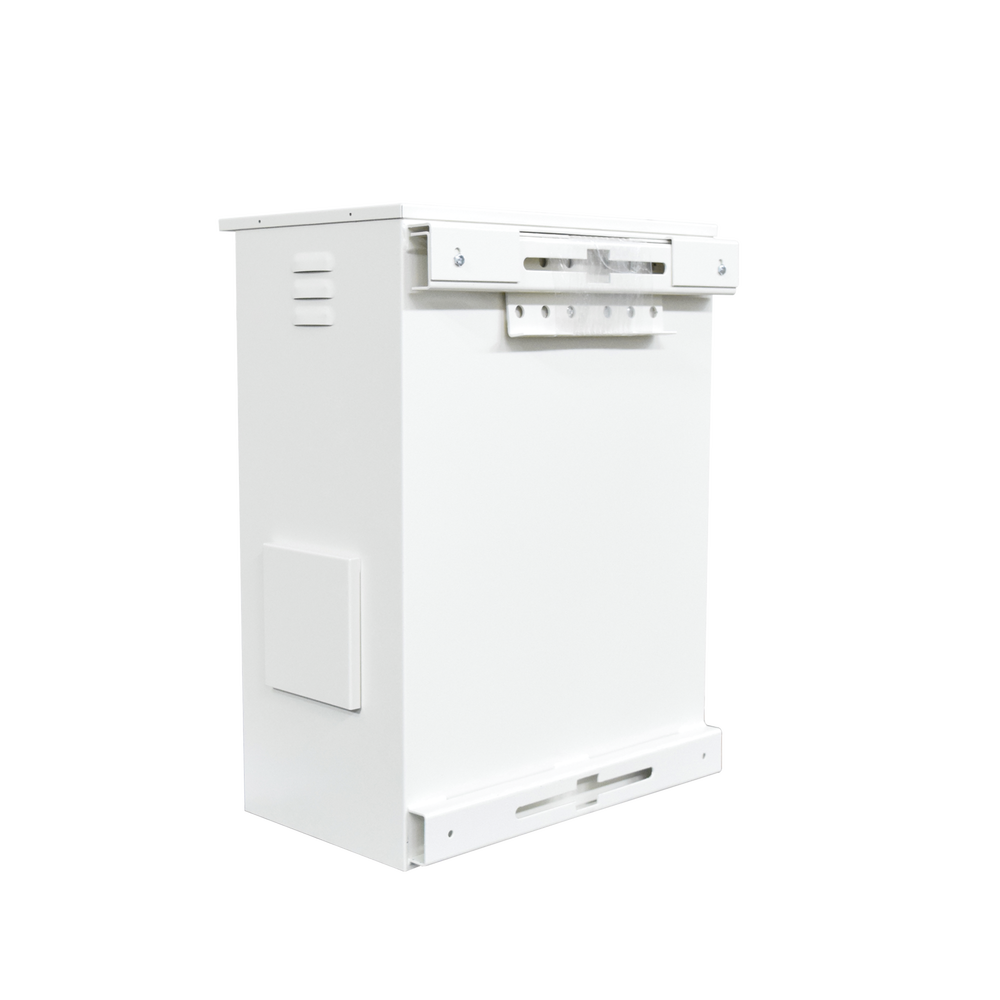 Gabinete Metálico de Seguridad para 2 Baterías y/o Equipo Similar con Montaje en Poste.