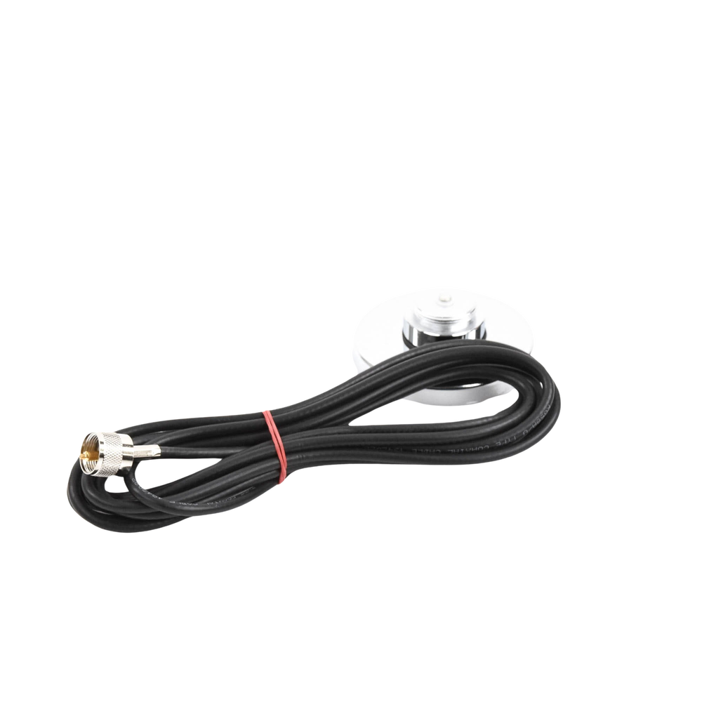 Magnetic Mount for 3/4" (NMO) Antennas, 3.5m RG58U Cable and UHF (PL259) Male Connector.