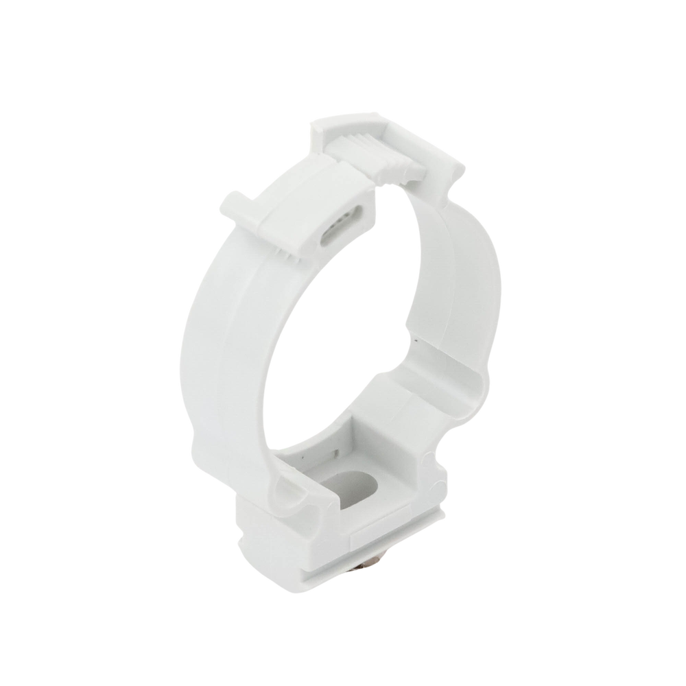 Collar support (Clamp), Self-extinguishing PVC, closed for 32 mm pipe