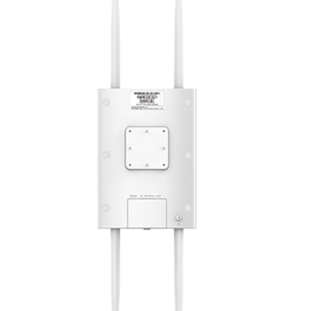 Wi-Fi 6 802.11 ax 3.55 Gbps, MU-MIMO 4x4:4 outdoor access point with free cloud management or stand-alone.