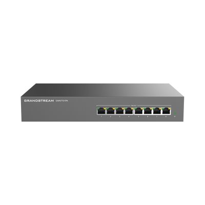 Switch PoE+ Gigabit No Administrable / 8 puertos 10/100/1000 Mbps / 4 puertos PoE+ / hasta 60W