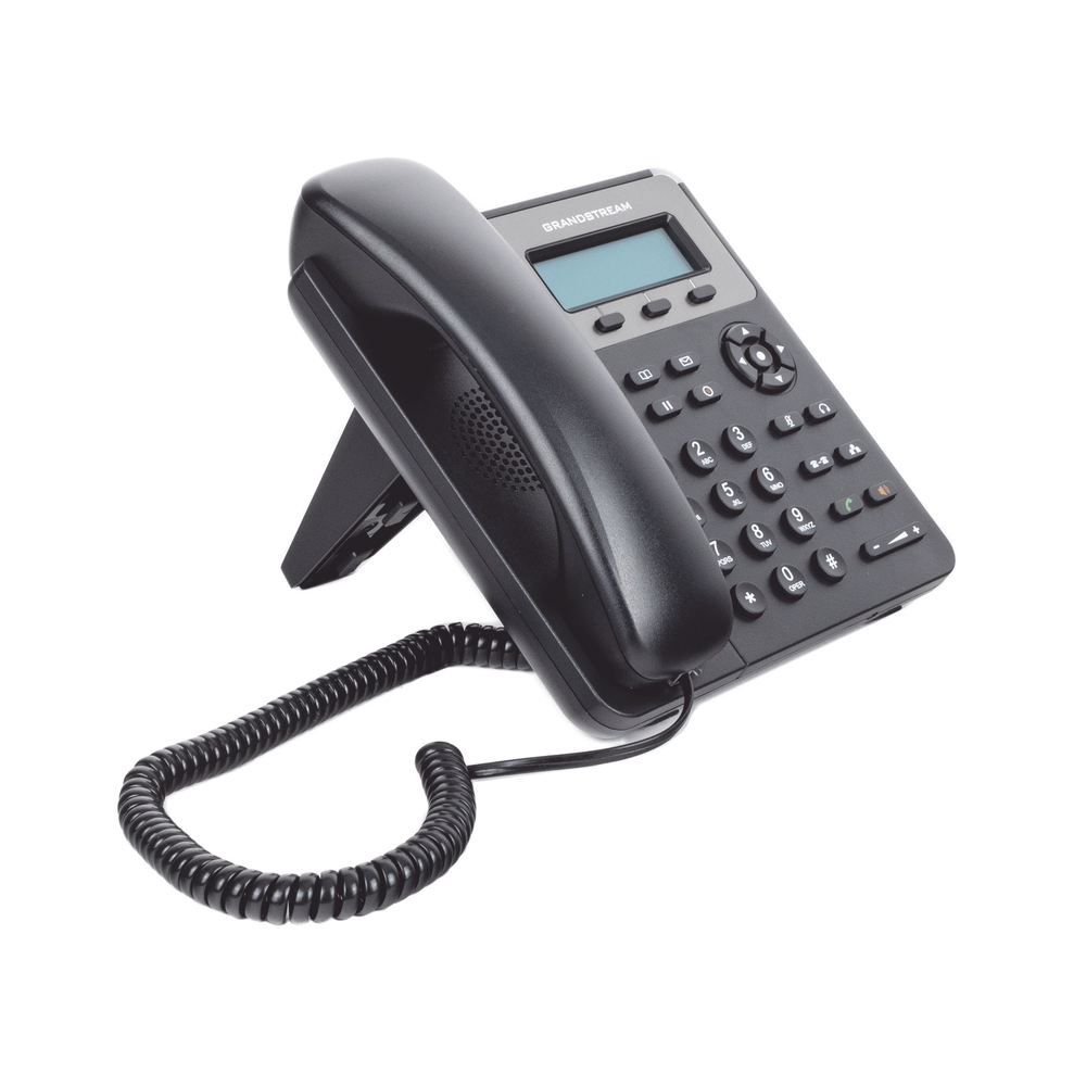 2-Line SMB IP Phone, 1 SIP Account, 3 Programmable Feature Keys, and 3-Way Conferencing. 5VDC