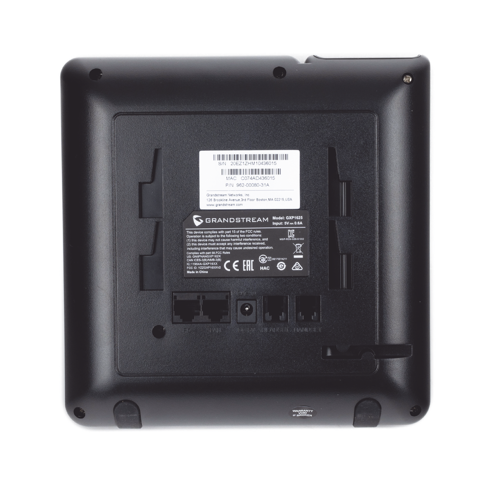 2-line SMB IP phone with 3 programmable feature keys and 3-way conferencing. PoE