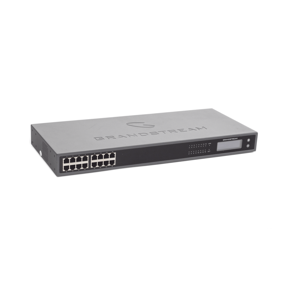 GrandStream ATA 16-Port FXS + 1 50-Pin TELCO VoIP Gateway, Rackmountable