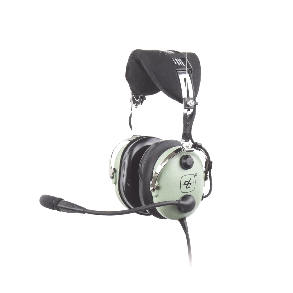 Passive noise-cancelling headset for helicopter radios