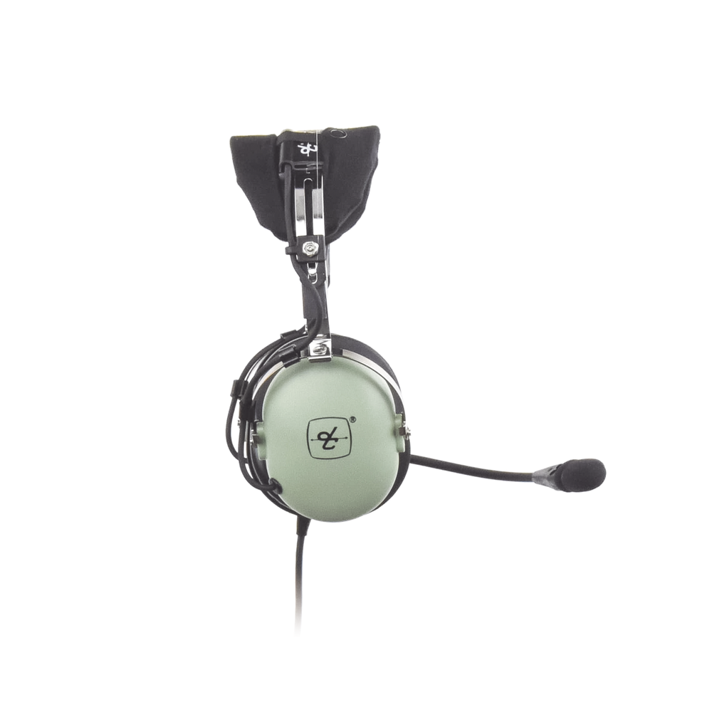Passive noise-cancelling headset for helicopter radios