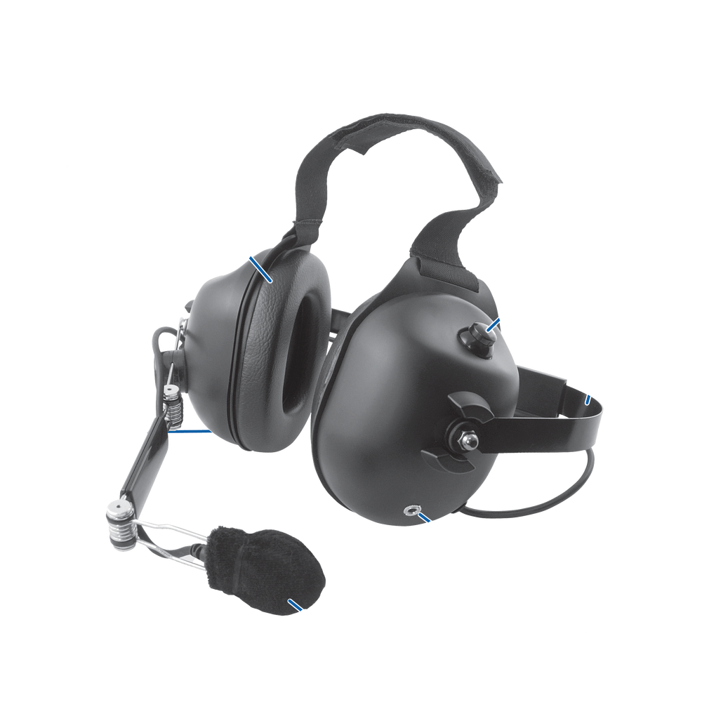 AURICULAR CON ATENUACIÓN DE RUIDO. REQUIERE CABLE SERIE MC-EM SEGUN EL MODELO DE RADIO.