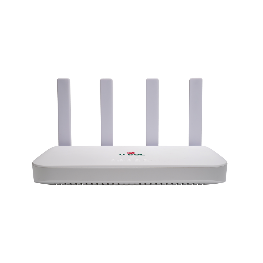 ONU Dual EPON/GPON con WIFI 6 + 1 puerto FXS + 1 puerto USB + 4 puertos Gigabit (Black Series)