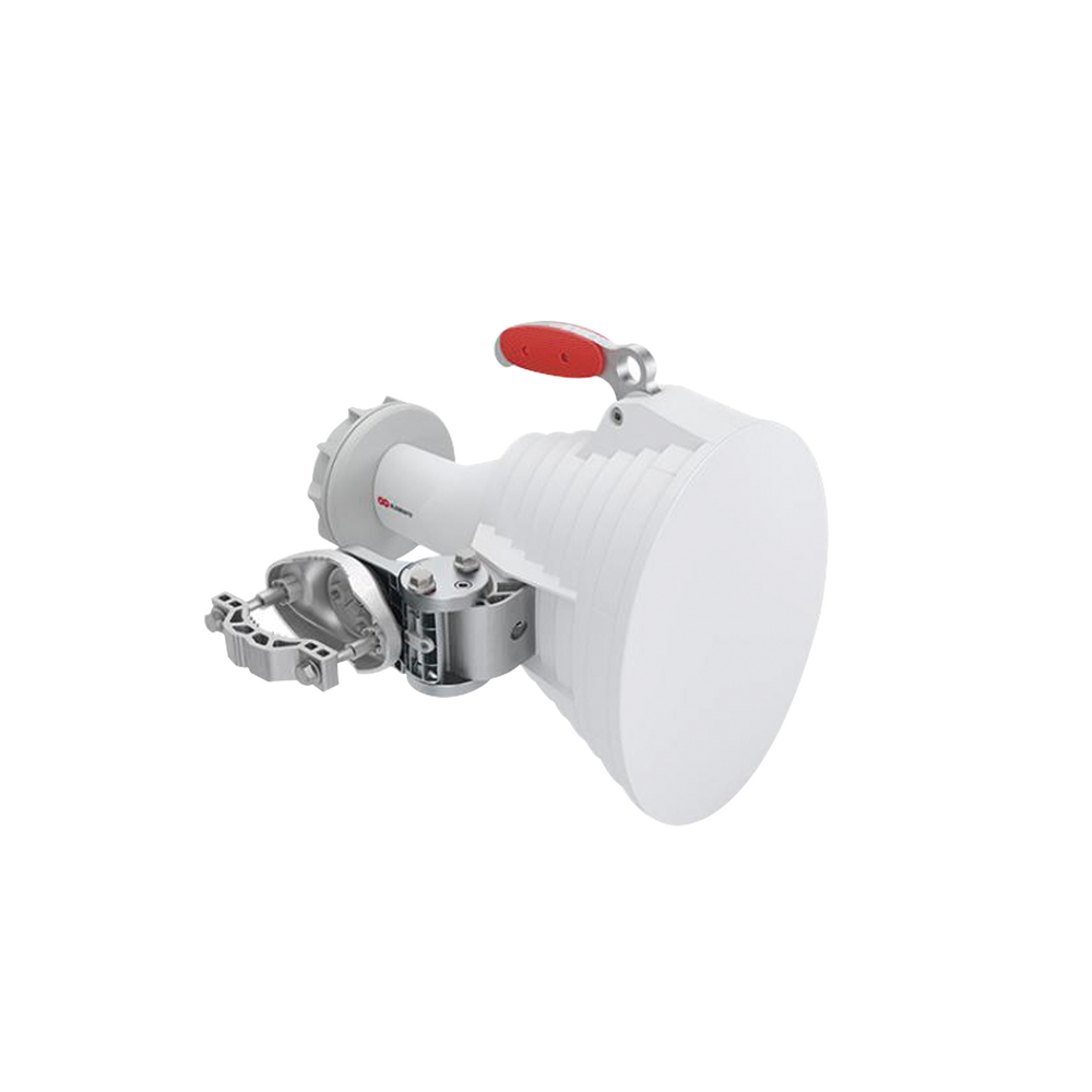 Antena asimétrica de 30° (30°H 20°V) 20.5 dBi tipo cuerno 5180-6000 MHz altamente eficiente, sin cables, sin perdidas, sin lóbulos listas para TwistPort