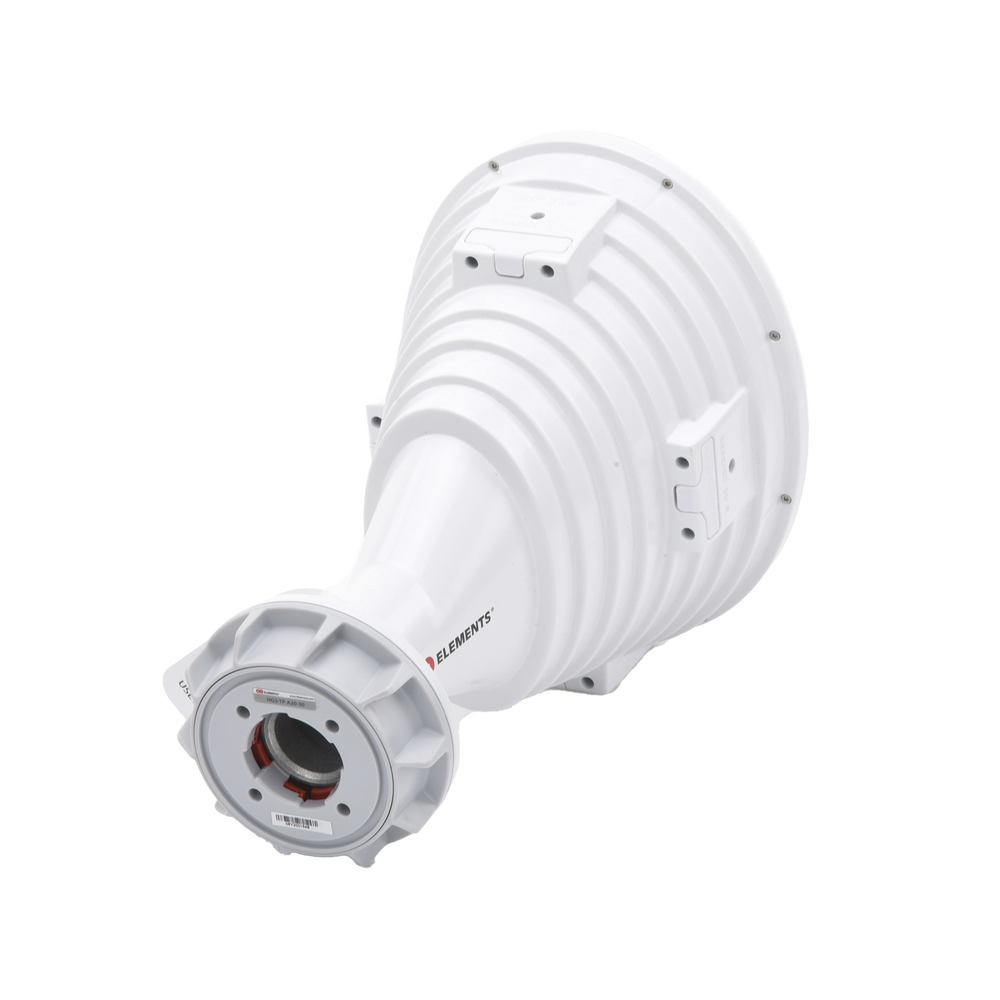 Antena asimétrica de 30° (30°H 20°V) 20.5 dBi tipo cuerno 5180-6000 MHz altamente eficiente, sin cables, sin perdidas, sin lóbulos listas para TwistPort