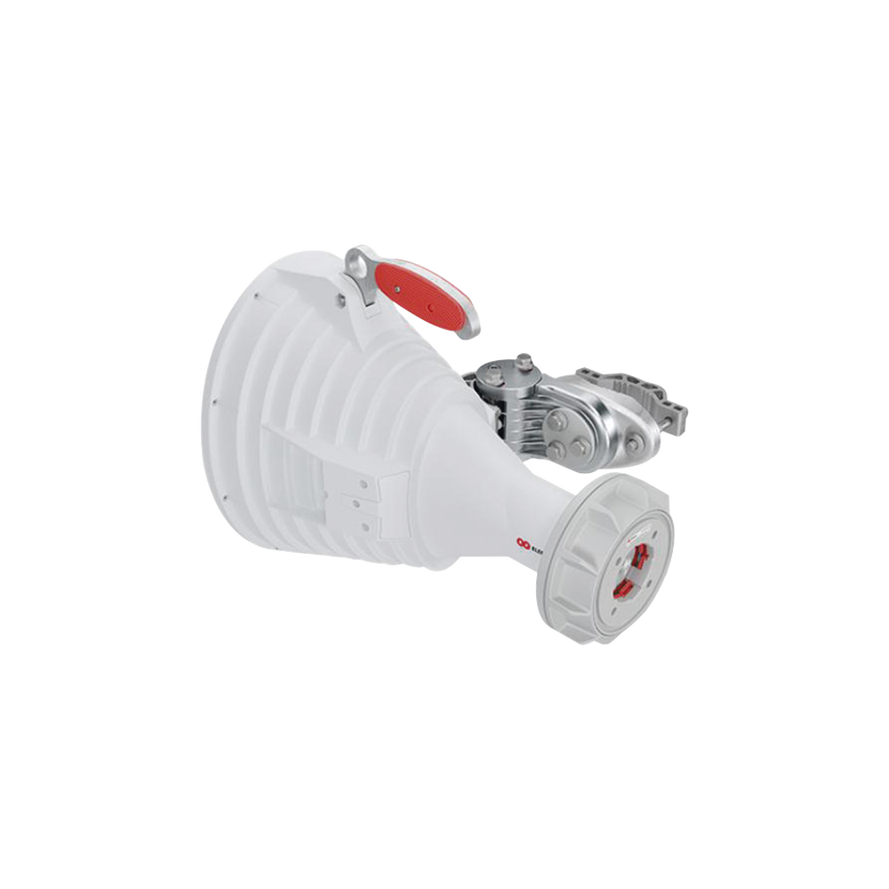 Antena asimétrica de 30° (30°H 20°V) 20.5 dBi tipo cuerno 5180-6000 MHz altamente eficiente, sin cables, sin perdidas, sin lóbulos listas para TwistPort
