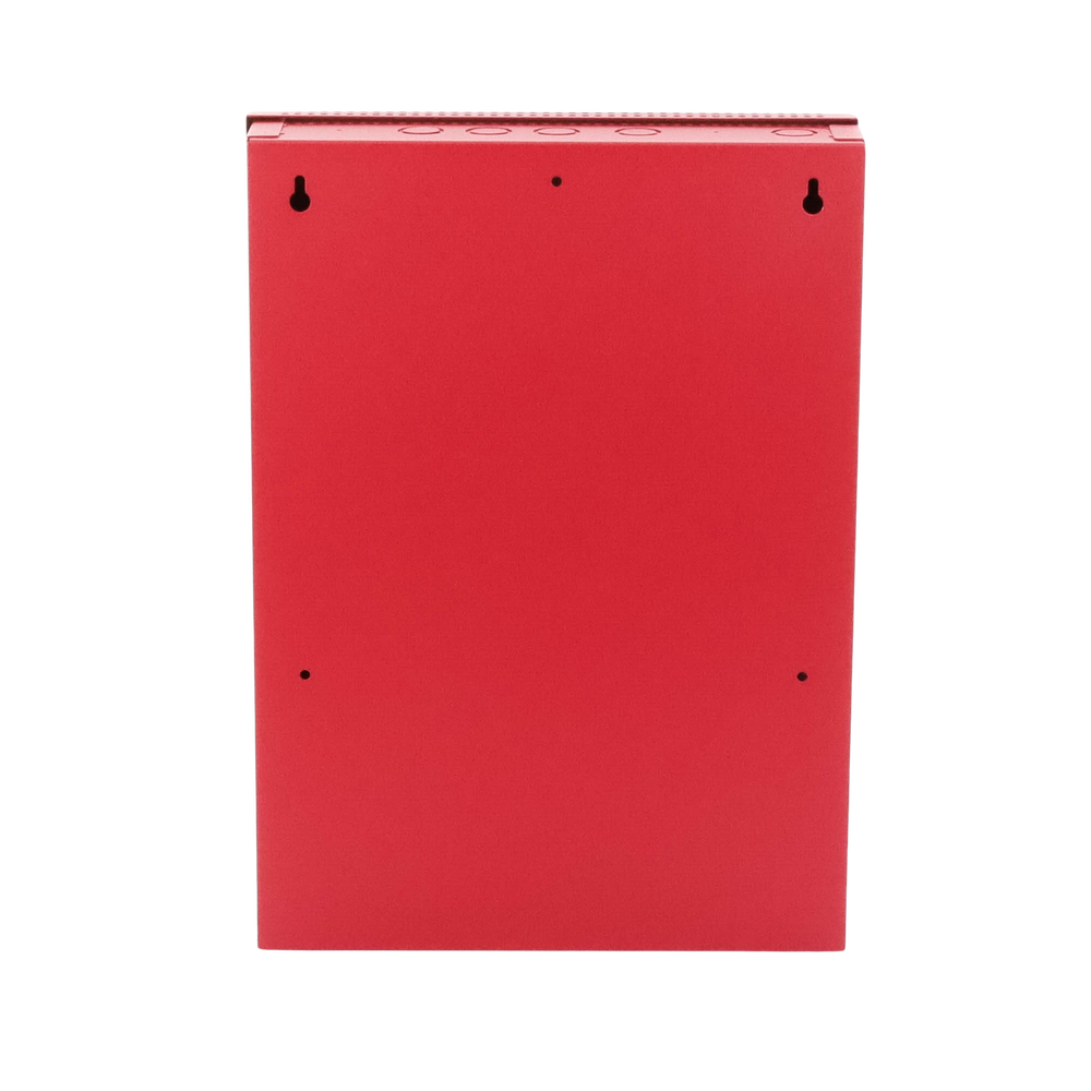 Conventional Remote Power Supply / 10 A / 3 Inputs / 7 NAC or Auxiliary 24 Vdc Outputs / Red Cabinet