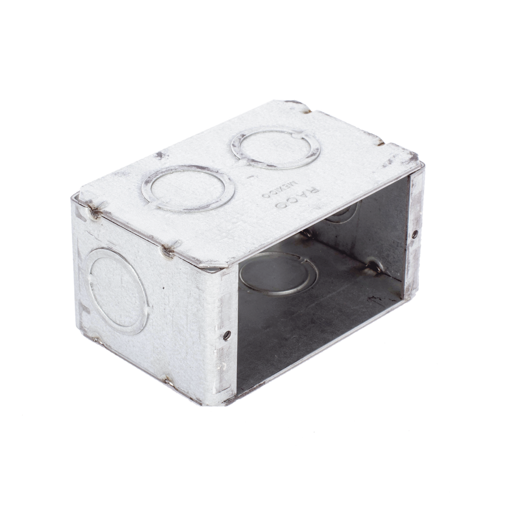 Caja Multigang de 1 Gang/ Profundidad de 2-1/2"/ 8 TKO (1/2" y 3/4").
