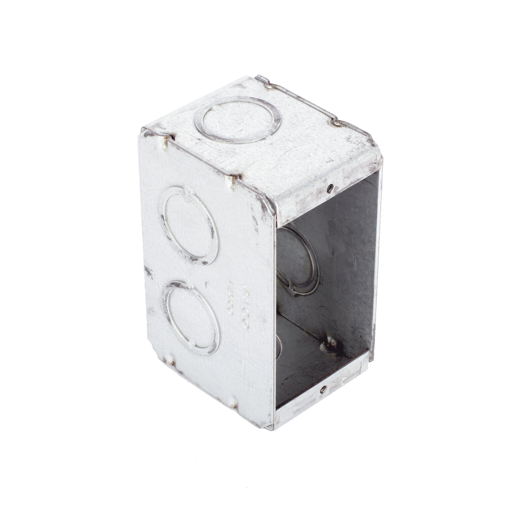 Caja Multigang de 1 Gang/ Profundidad de 2-1/2"/ 8 TKO (1/2" y 3/4").