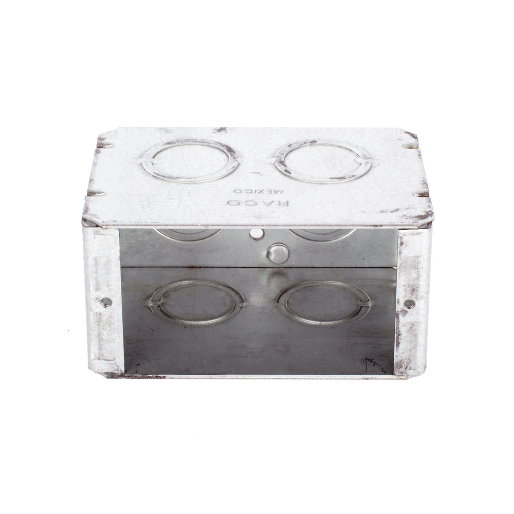 Caja Multigang de 1 Gang/ Profundidad de 2-1/2"/ 8 TKO (1/2" y 3/4").