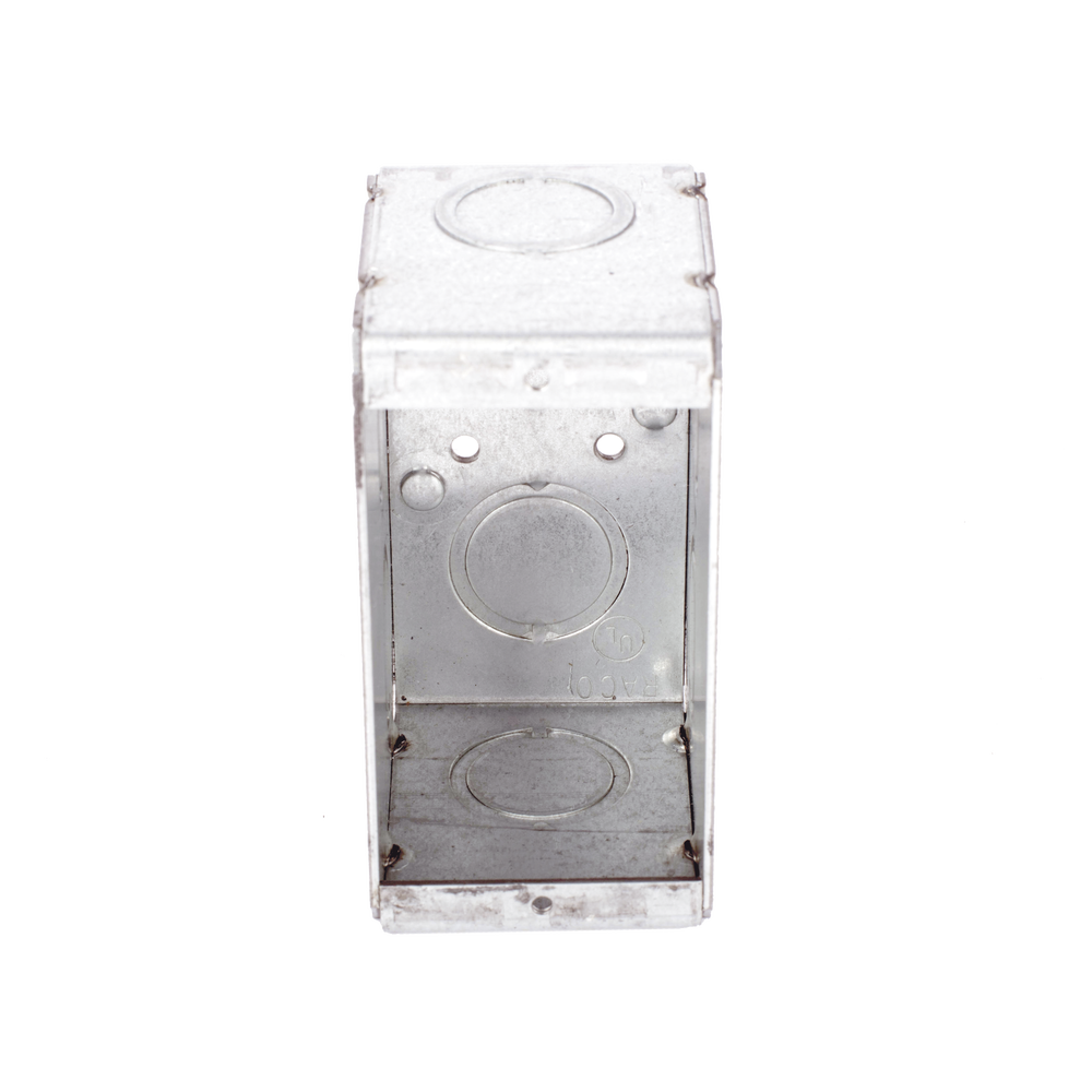 Caja Multigang de 1 Gang/ Profundidad de 2-1/2"/ 8 TKO (1/2" y 3/4").
