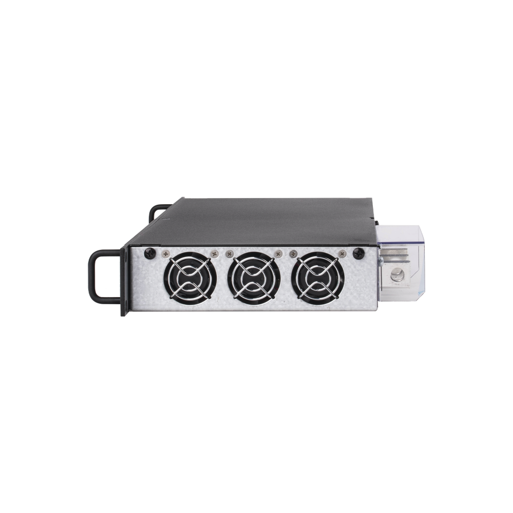 High Efficiency Power Supply, 12.5 Amps, 48 VDC, 1 Rack Unit, Battery Charger, LVD Function