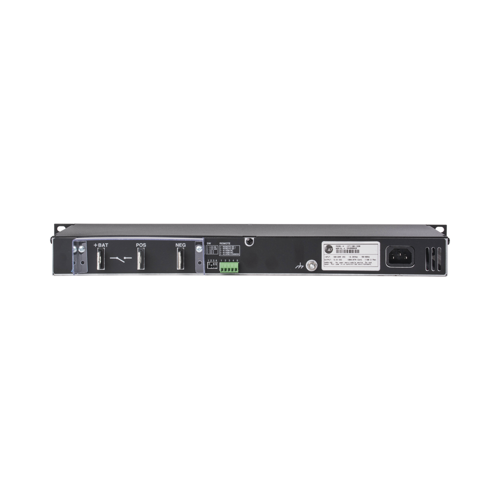High Efficiency Power Supply, 12.5 Amps, 48 VDC, 1 Rack Unit, Battery Charger, LVD Function