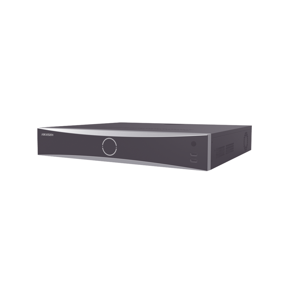 NVR 12 Megapixel (4K) / Reconocimiento Facial / 16 Canales IP / 4 Bahías de Disco Duro / Filtro de Falsas Alarmas / Detección de Cuerpo Humano y Vehículos