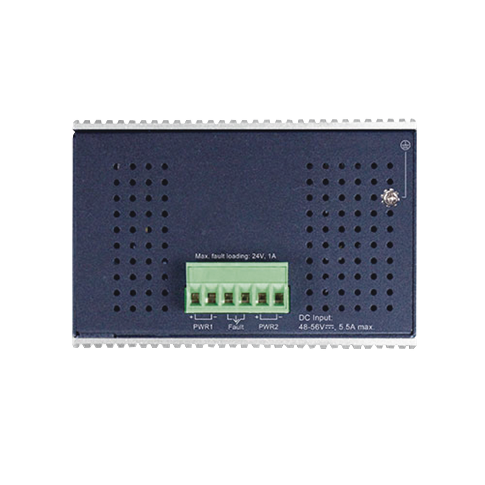8 Port 10/100TX 802.3at Unmanaged Industrial PoE Switch, Up to 240W, Gigabit TP/SFP Combo (-40~75 degrees C)