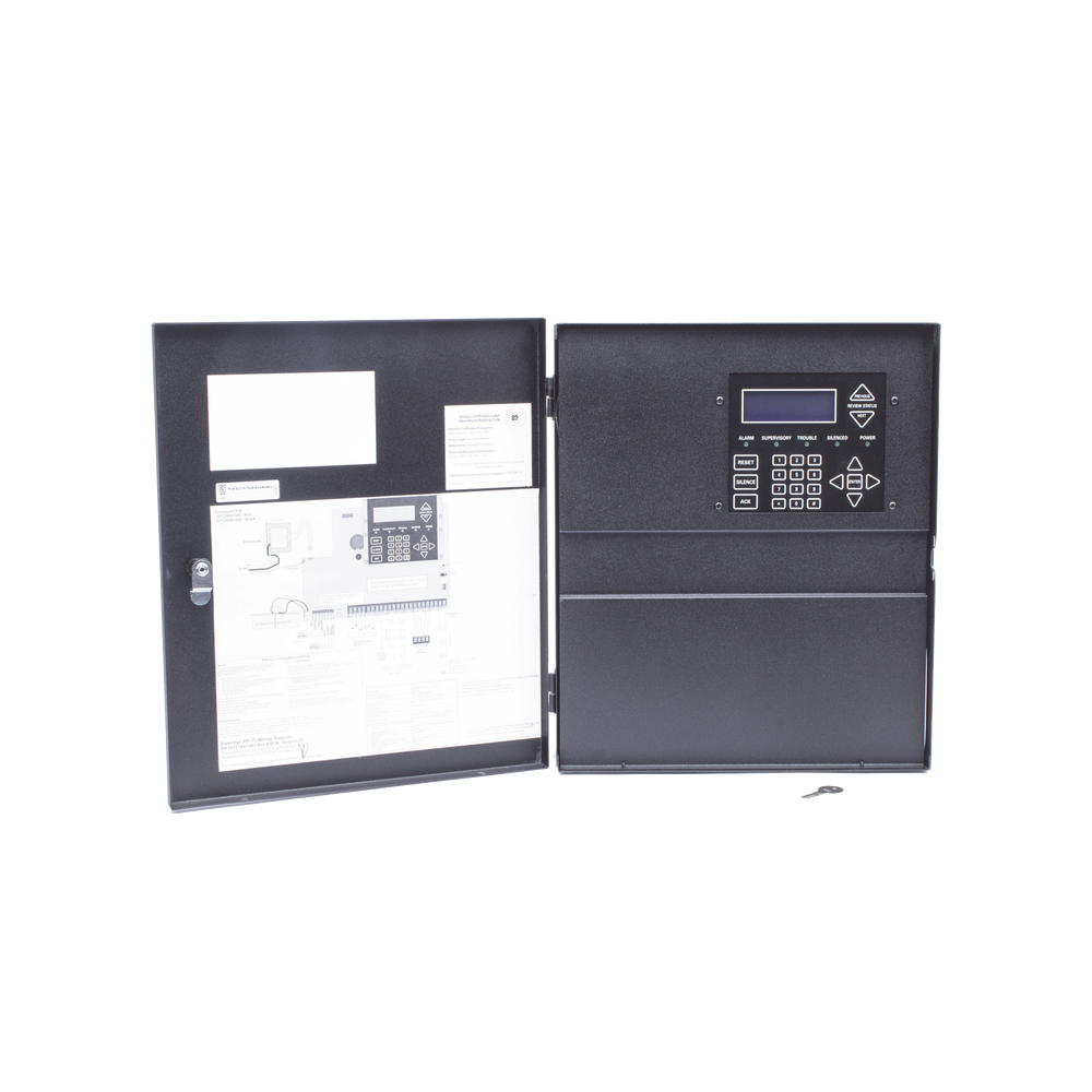 Fire Detection Panel / Addressable / Up to 150 Points / 75 Detectors and 75 Modules with SK or IDP Technology / 2 NACs / Network Connection up to 32 Panels