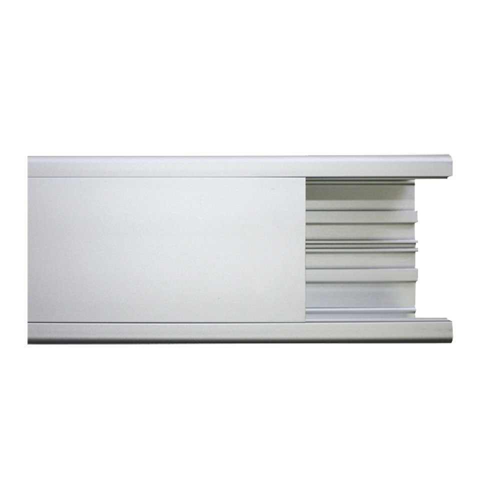 Canaleta de aluminio, 99 x 72 mm, tramo de 3m. (8101-80300)