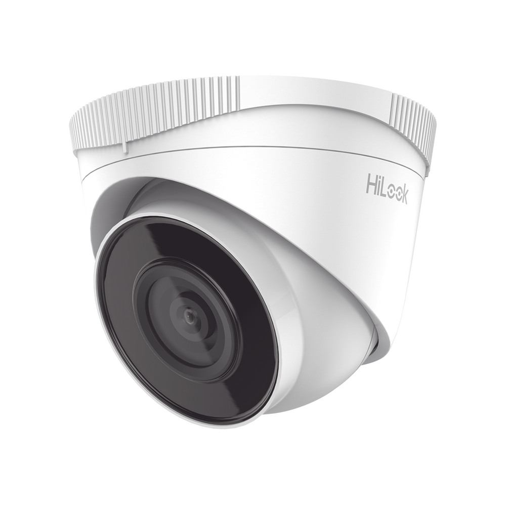 HiLook Series / Turret IP 4 Megapixel / 30 mts IR / Exterior IP67 / PoE / Lente 2.8 mm / WDR 120 dB / Onvif