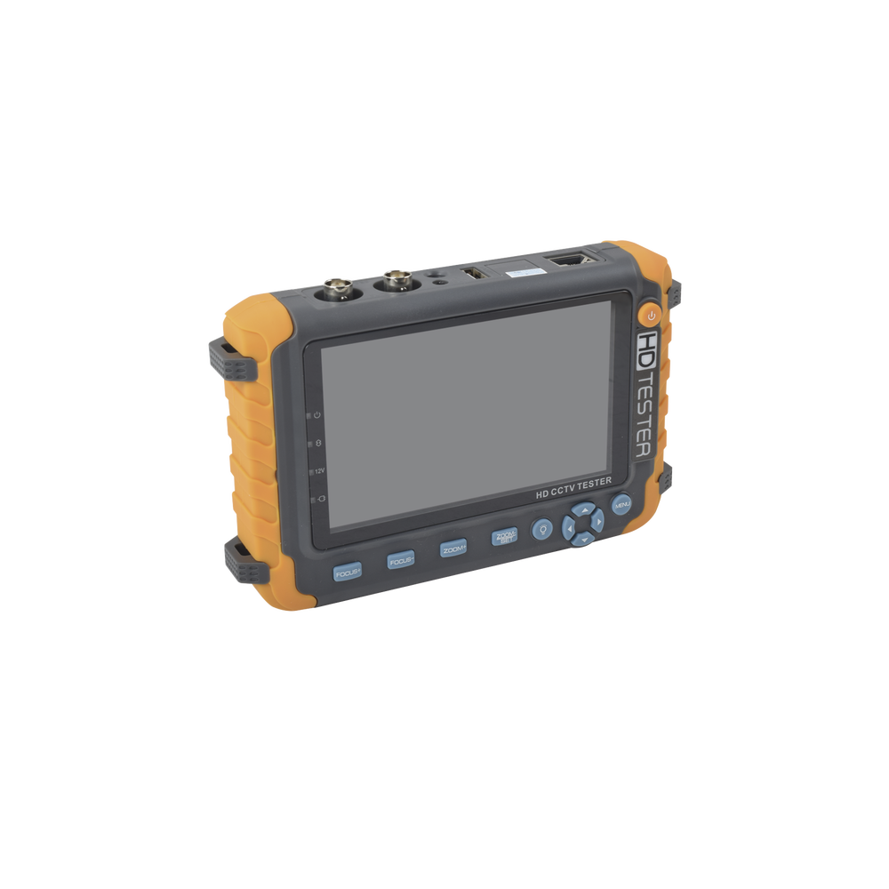 Video Tester with 5" Screen for HD-TVI 5MP, HD-CVI 5MP, AHD 5MP Cameras / Supports Coaxitron for PTZ Control