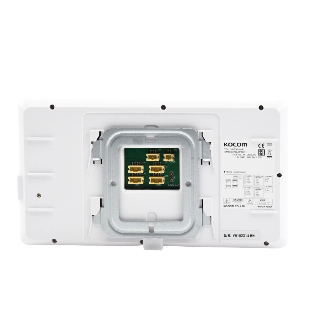 7" color monitor for use with KCVS701EB