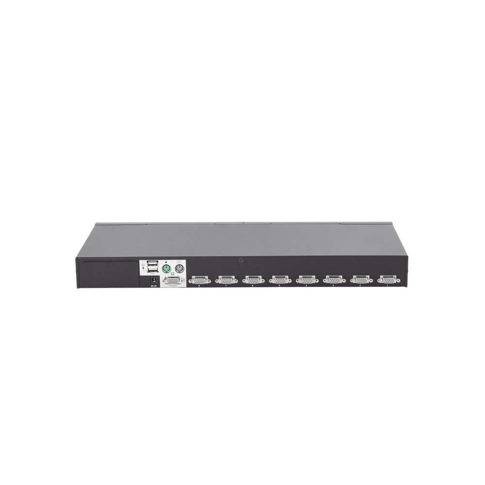 8-Port VGA KVM Monitor Switch, Allows Access and Control of Up to 8 Computers from a Single Console (Keyboard, Mouse and Monitor).