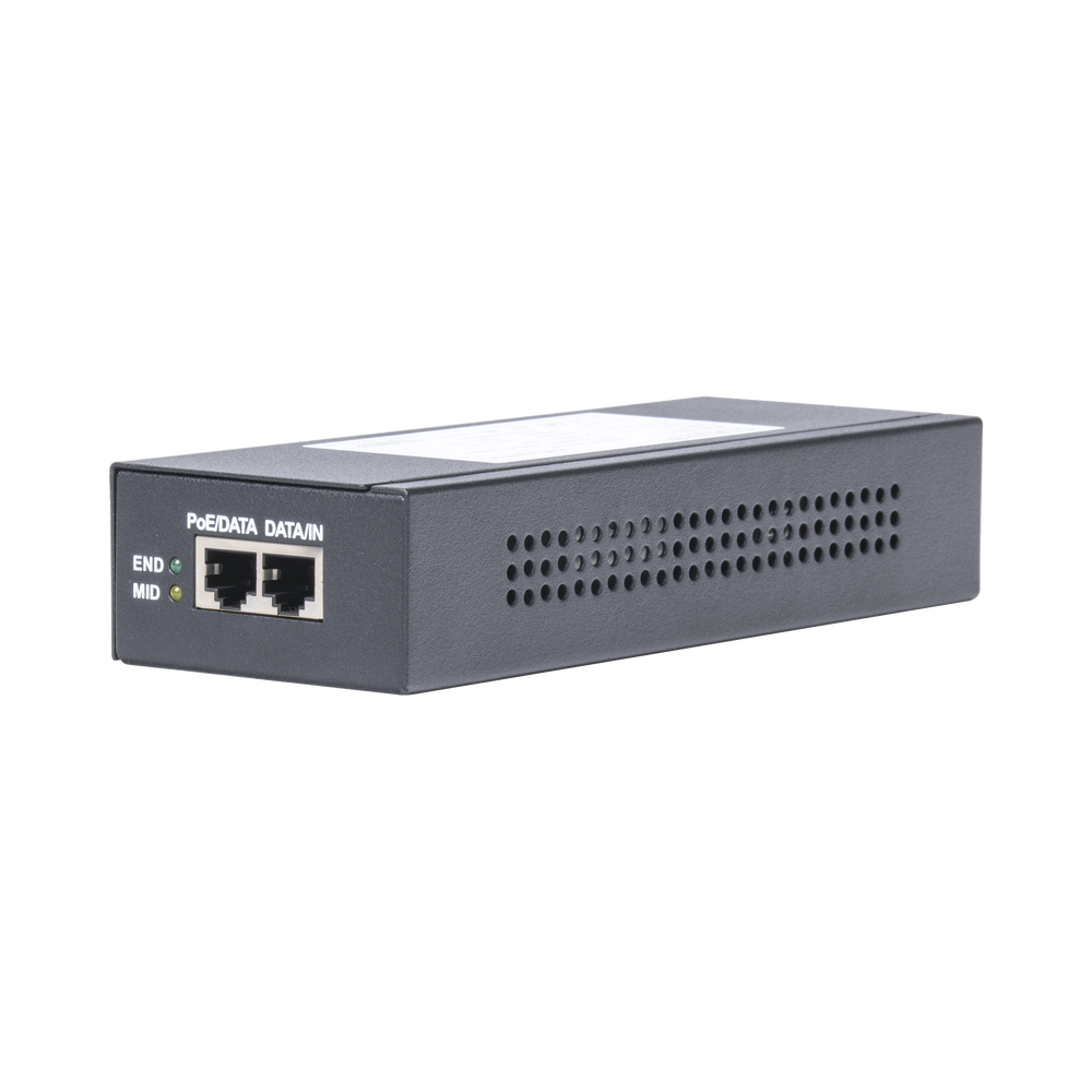 Super Hi-PoE Injector / 56 Vdc / 60 Watts / For HIKVISION PTZ / IP Domes (-AE / DE) / Supports 802.3 af / at
