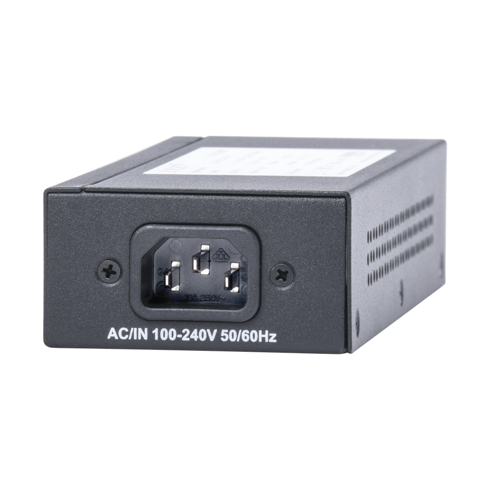 Super Hi-PoE Injector / 56 Vdc / 60 Watts / For HIKVISION PTZ / IP Domes (-AE / DE) / Supports 802.3 af / at