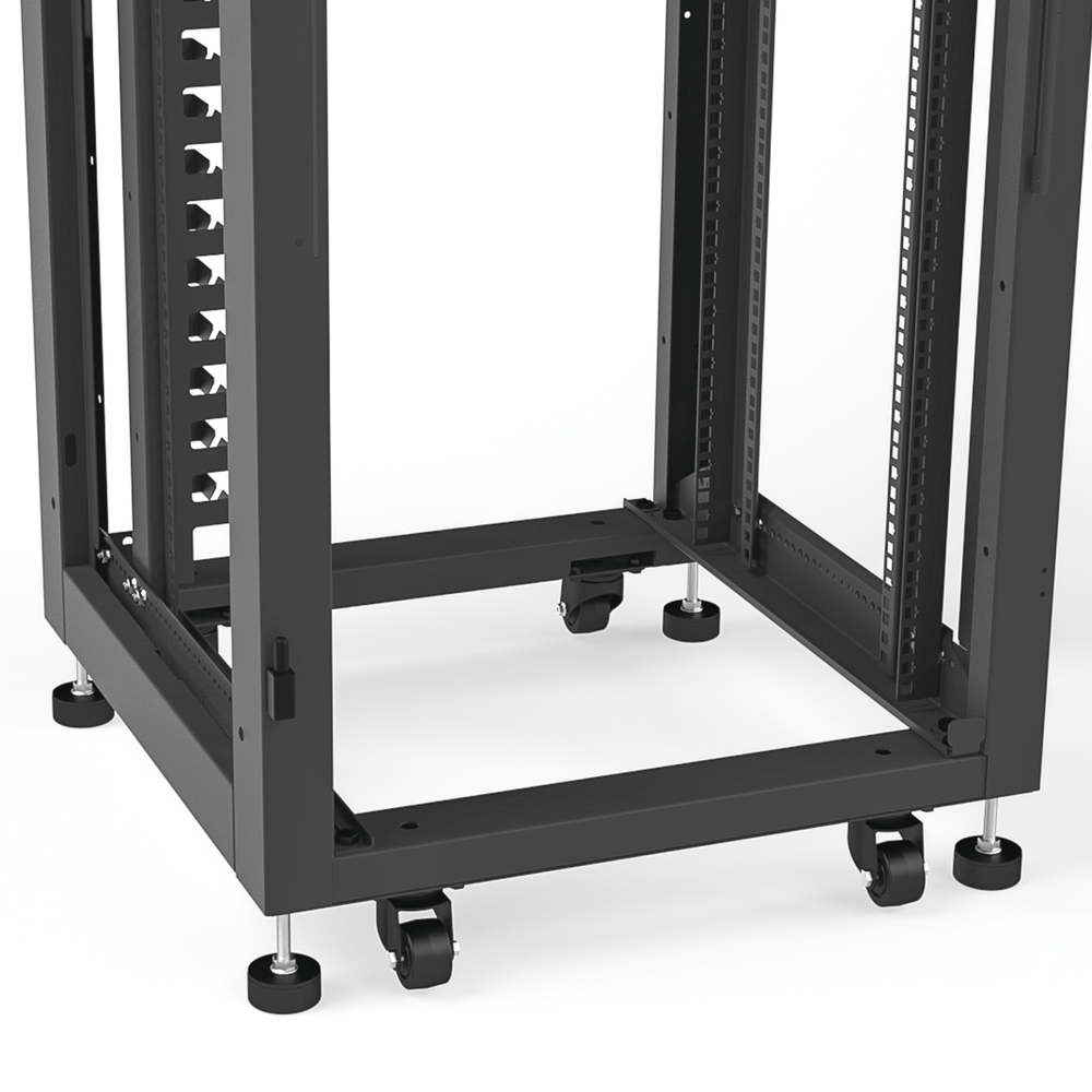 Gabinete Profesional para Telecomunicaciones de 24UR, 600 mm Profundidad.