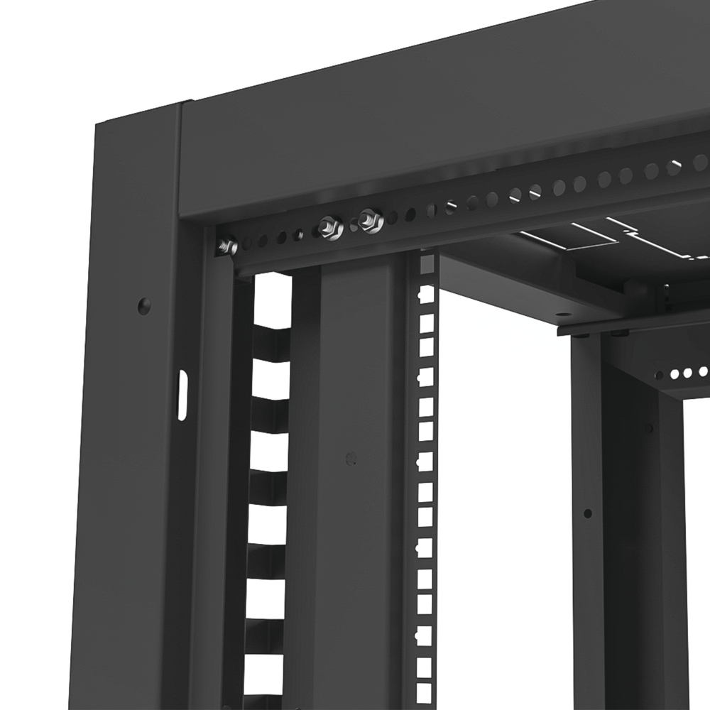 Gabinete Profesional para Telecomunicaciones de 24UR, 600 mm Profundidad.