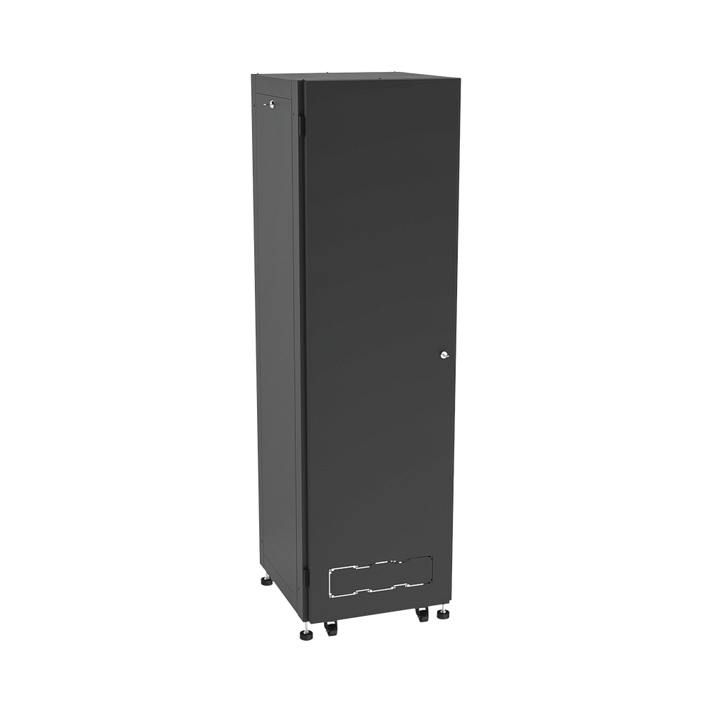 Gabinete para Telecomunicaciones Rack Estándar de 19", 42UR, 600 mm Ancho x 600 mm Profundidad. Fabricado en Acero.