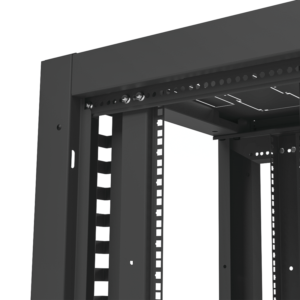 Gabinete para Telecomunicaciones Rack Estándar de 19", 42UR, 600 mm Ancho x 600 mm Profundidad. Fabricado en Acero.